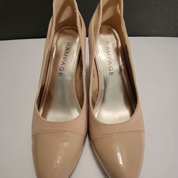 RAMPAGE  WOMEN"S LOW HEEL TAN SHOES - Picture 3 of 16